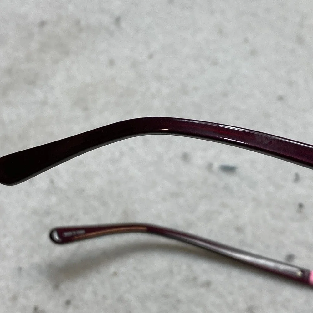 Kate Spade Averil 0RU6 Eyeglasses Womens Burgundy Rectangular 135mm